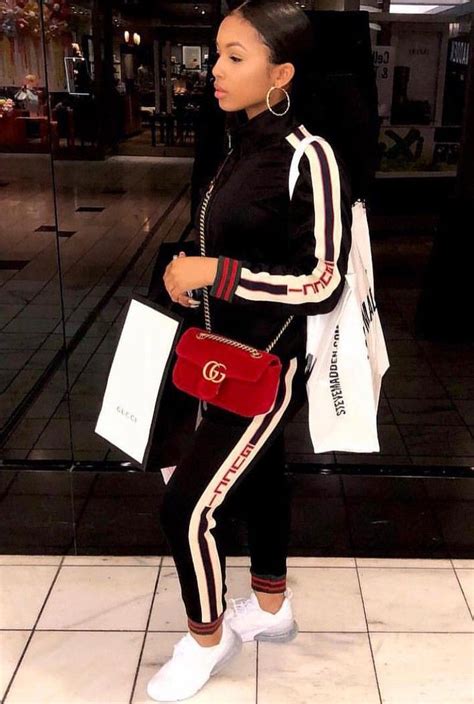 gucci women sweat suit|best looking Gucci sweatsuits.